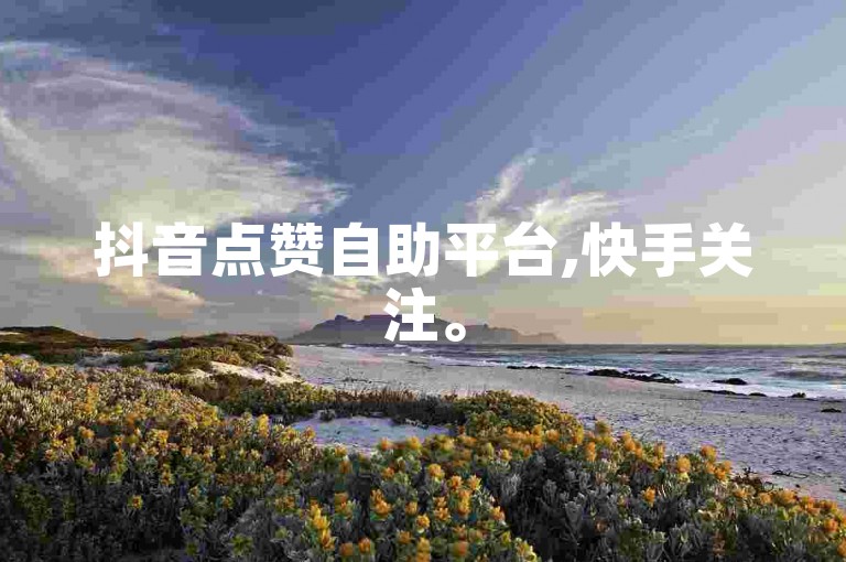 抖音点赞自助平台,快手关注。