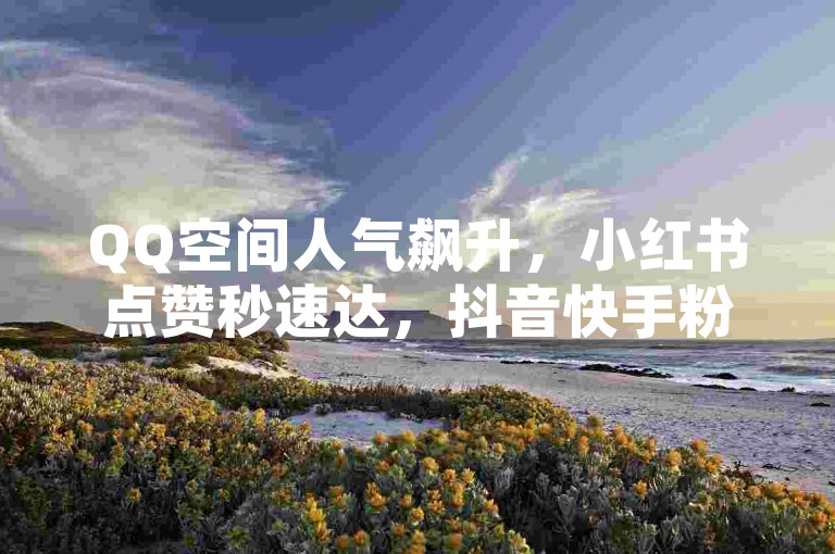 QQ空间人气飙升，小红书点赞秒速达，抖音快手粉丝激增秘籍！