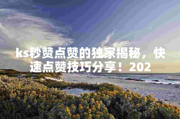 ks秒赞点赞的独家揭秘，快速点赞技巧分享！2025必学