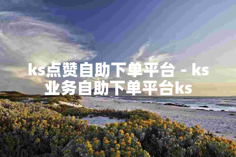 ks点赞自助下单平台 - ks业务自助下单平台ks