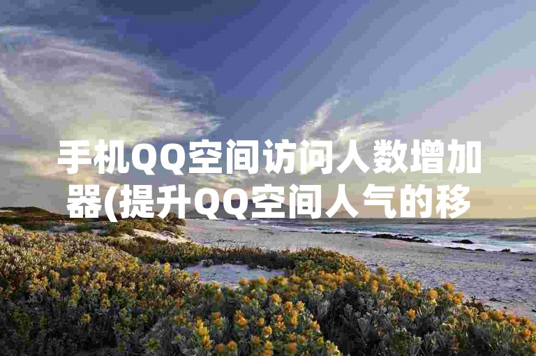 手机QQ空间访问人数增加器(提升QQ空间人气的移动应用工具)