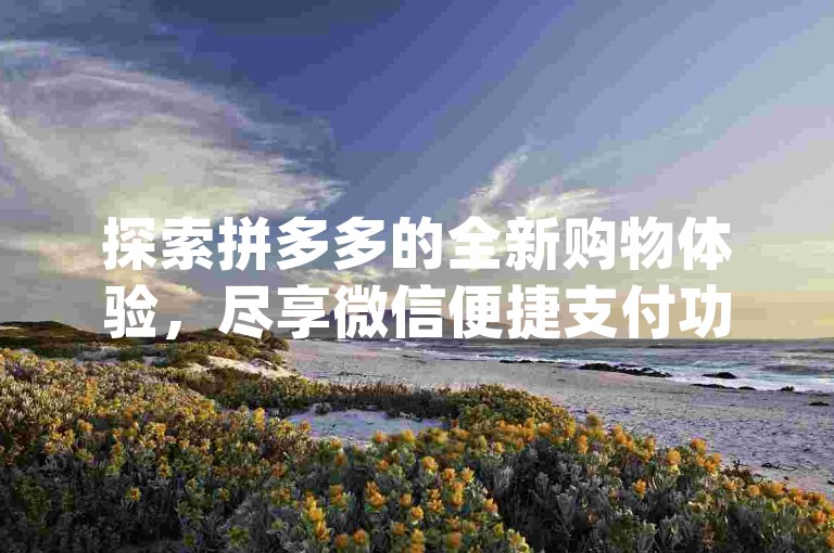 探索拼多多的全新购物体验，尽享微信便捷支付功能 - 轻松获取2021年QQ会员福利_了解如何快速退出QQ小世界的签约服务。