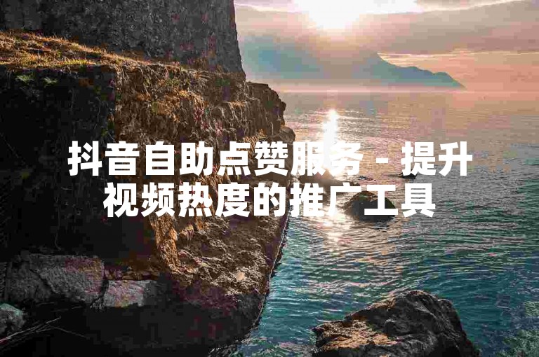 抖音自助点赞服务 - 提升视频热度的推广工具