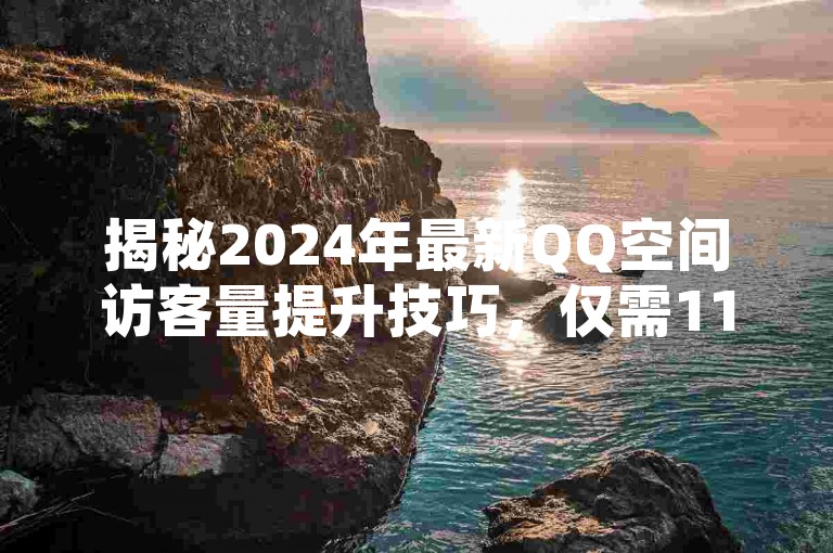 揭秘2024年最新QQ空间访客量提升技巧，仅需11元即可获得一万访客量！