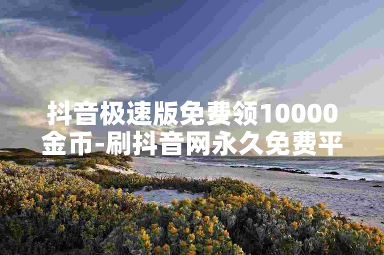 抖音极速版免费领10000金币-刷抖音网永久免费平台。