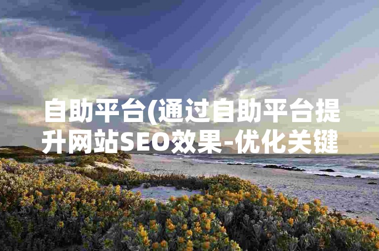 自助平台(通过自助平台提升网站SEO效果-优化关键词)
