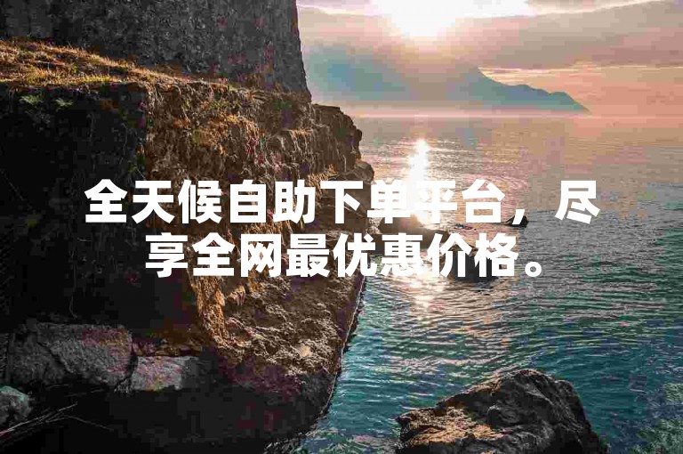 全天候自助下单平台，尽享全网最优惠价格。