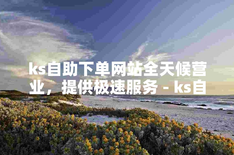 ks自助下单网站全天候营业，提供极速服务 - ks自助下单平台以全网最低价格引领市场。