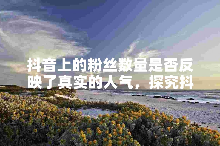 抖音上的粉丝数量是否反映了真实的人气，探究抖音账号粉丝的真实性。