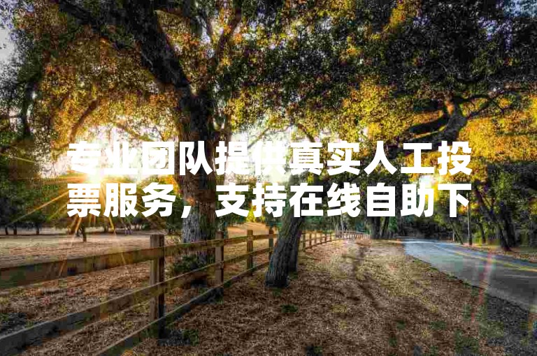 专业团队提供真实人工投票服务，支持在线自助下单。
