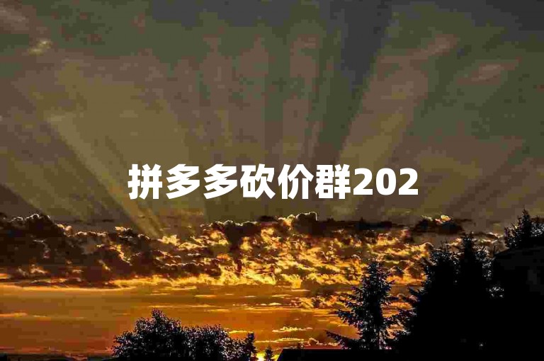 拼多多砍价群2025微信群免费入群多多砍价。
