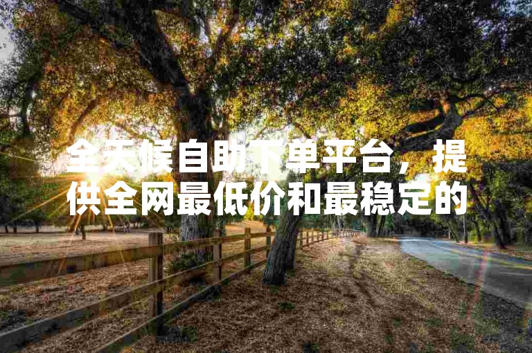 全天候自助下单平台，提供全网最低价和最稳定的服务 - 24小时不间断卖号服务。