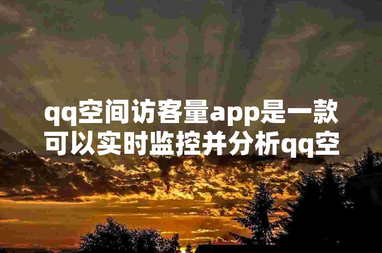qq空间访客量app是一款可以实时监控并分析qq空间访问数据的工具。
