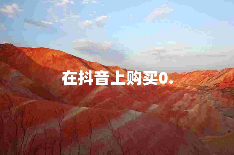 在抖音上购买0.5元100个粉丝的服务，并利用KS推广自助网站进行宣传。