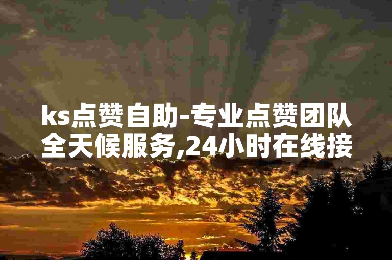 ks点赞自助-专业点赞团队全天候服务,24小时在线接单平台