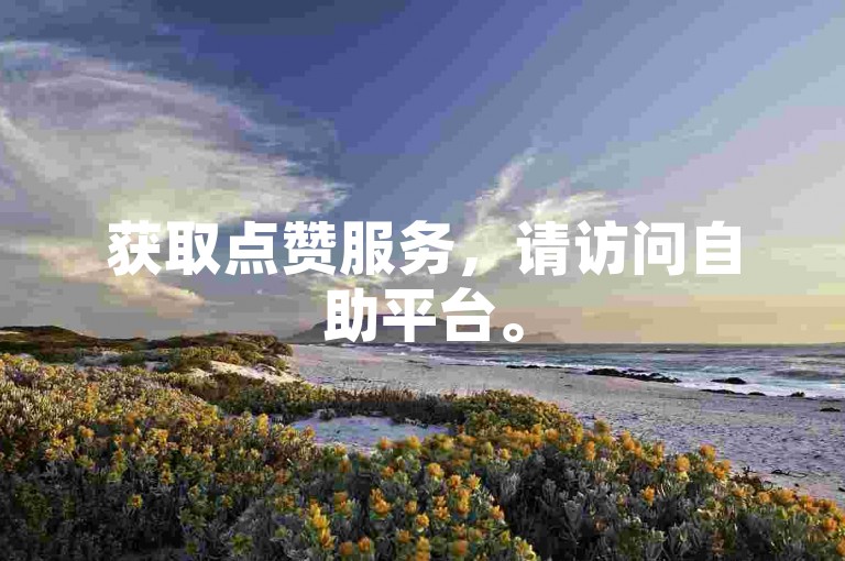 获取点赞服务，请访问自助平台。