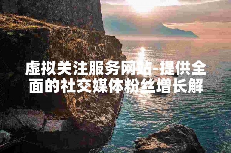 虚拟关注服务网站-提供全面的社交媒体粉丝增长解决方案。