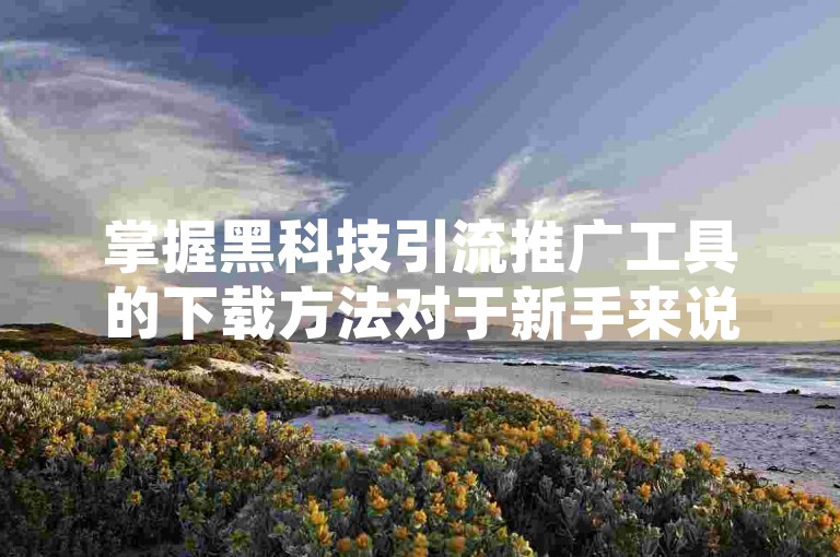 掌握黑科技引流推广工具的下载方法对于新手来说是至关重要的，这里提供一份详尽的黑科技下载指南，助你轻松上手！