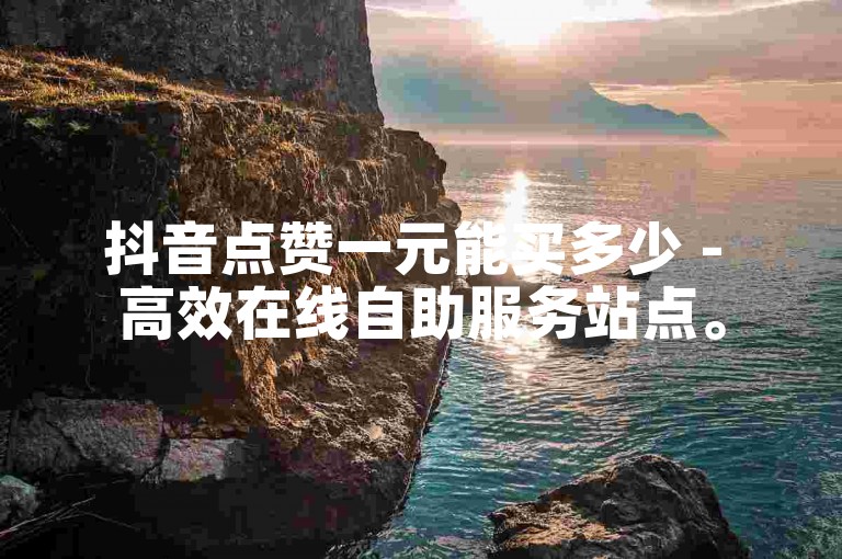 抖音点赞一元能买多少 - 高效在线自助服务站点。