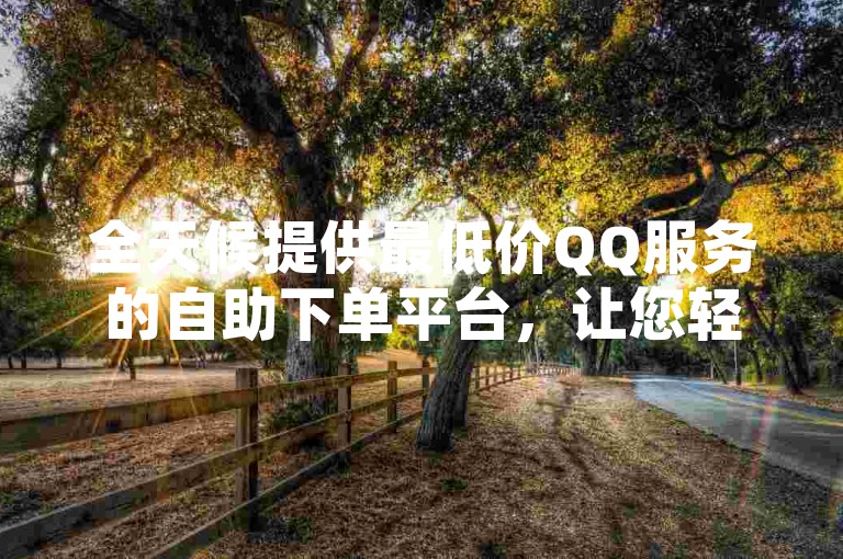 全天候提供最低价QQ服务的自助下单平台，让您轻松享受24小时不间断的优质服务。