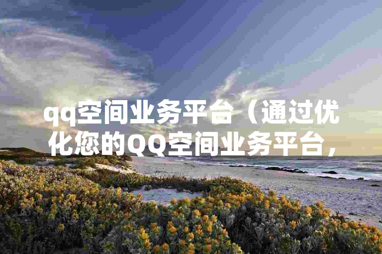 qq空间业务平台（通过优化您的QQ空间业务平台，有效提升网站流量）