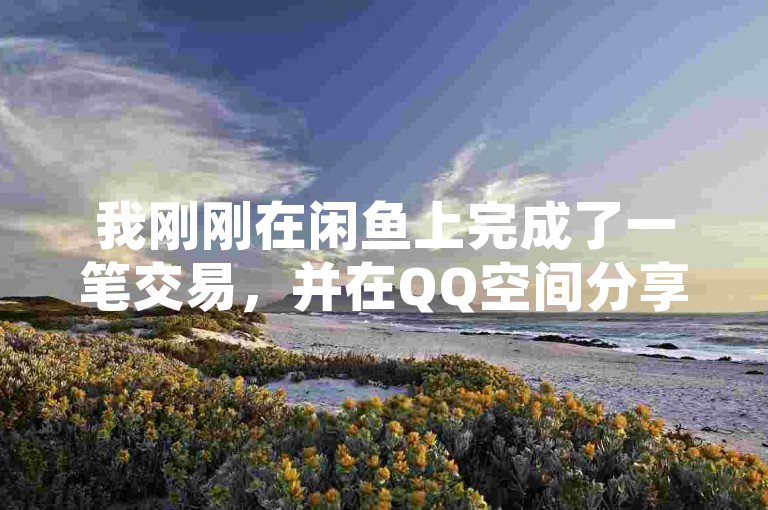 我刚刚在闲鱼上完成了一笔交易，并在QQ空间分享了一条点赞动态。