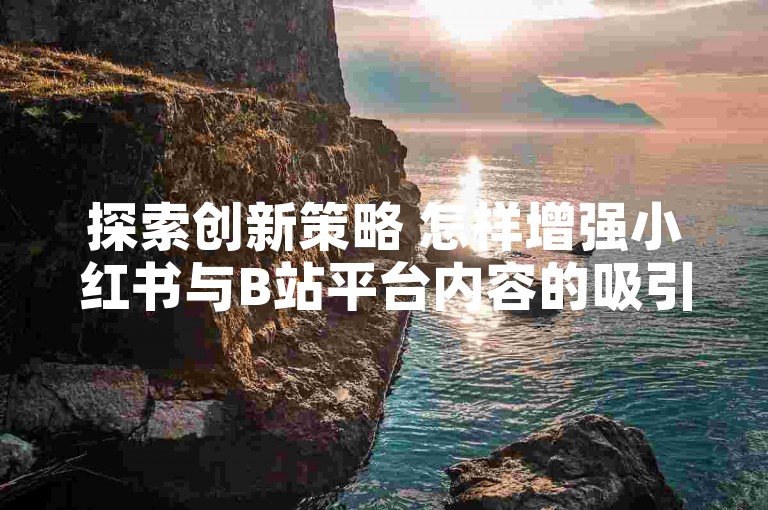 探索创新策略 怎样增强小红书与B站平台内容的吸引力及互动性