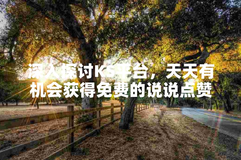 深入探讨KS平台，天天有机会获得免费的说说点赞支持。