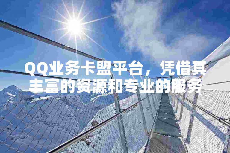 QQ业务卡盟平台，凭借其丰富的资源和专业的服务，为用户提供了便捷的虚拟商品交易体验。