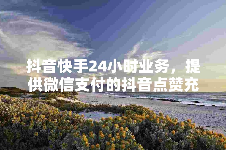 抖音快手24小时业务，提供微信支付的抖音点赞充值服务，确保您以最低价下单dy业务，并解决qq点赞限制问题。