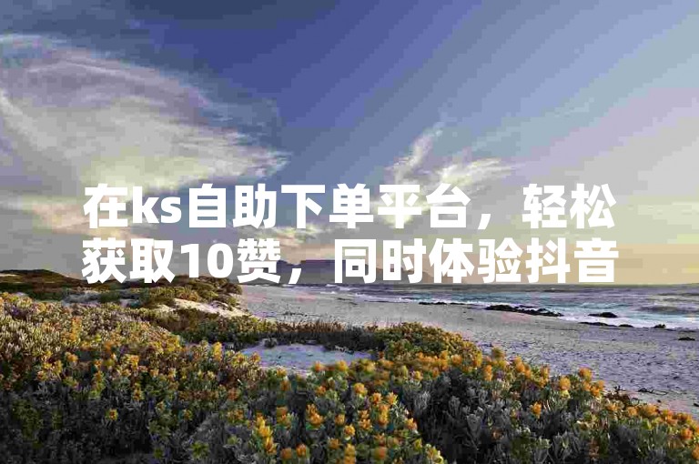 在ks自助下单平台，轻松获取10赞，同时体验抖音收藏自助下单的便捷服务。
