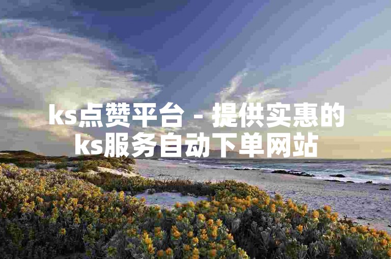 ks点赞平台 - 提供实惠的ks服务自动下单网站