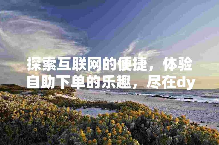 探索互联网的便捷，体验自助下单的乐趣，尽在dy赞在线服务平台，快手秒单让您轻松获得ks低价双击服务。