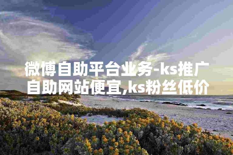 微博自助平台业务-ks推广自助网站便宜,ks粉丝低价刷业务网站，提供便捷的社交媒体增长服务。