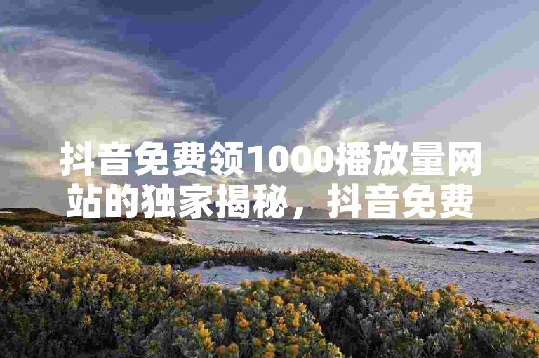 抖音免费领1000播放量网站的独家揭秘，抖音免费领取1000播放量，轻松提升视频曝光度！2025必看。