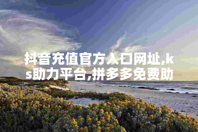 抖音充值官方入口网址,ks助力平台,拼多多免费助力工具最新版 - 快手作品双击点赞微信支付
