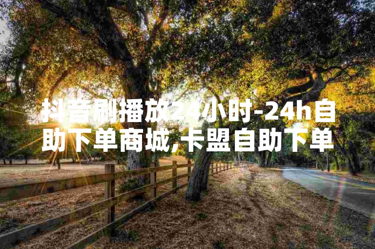抖音刷播放24小时-24h自助下单商城,卡盟自助下单24小时平台，让你轻松提升视频热度！
