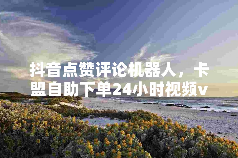 抖音点赞评论机器人，卡盟自助下单24小时视频vip - 抖音业务低价业务平台 - KS自定义评论网站。