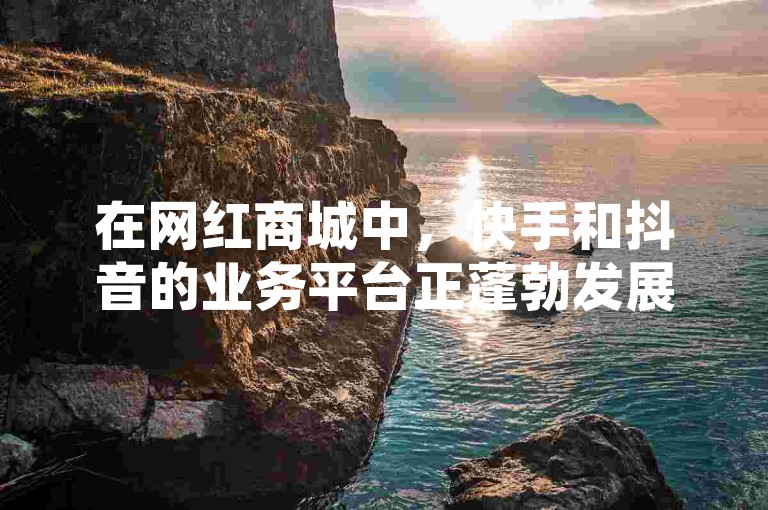 在网红商城中，快手和抖音的业务平台正蓬勃发展，吸引了无数粉丝和商家的目光。
