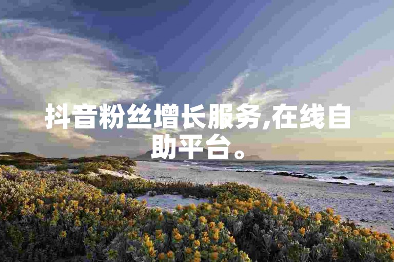 抖音粉丝增长服务,在线自助平台。