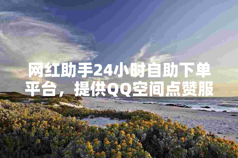 网红助手24小时自助下单平台，提供QQ空间点赞服务，让您的社交互动更加便捷。