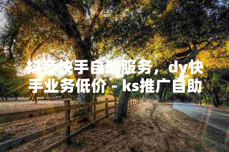 抖音快手自助服务，dy快手业务低价 - ks推广自助网站 - 快手粉丝一百万0.01园小白龙马山肥大地房产装修网站。