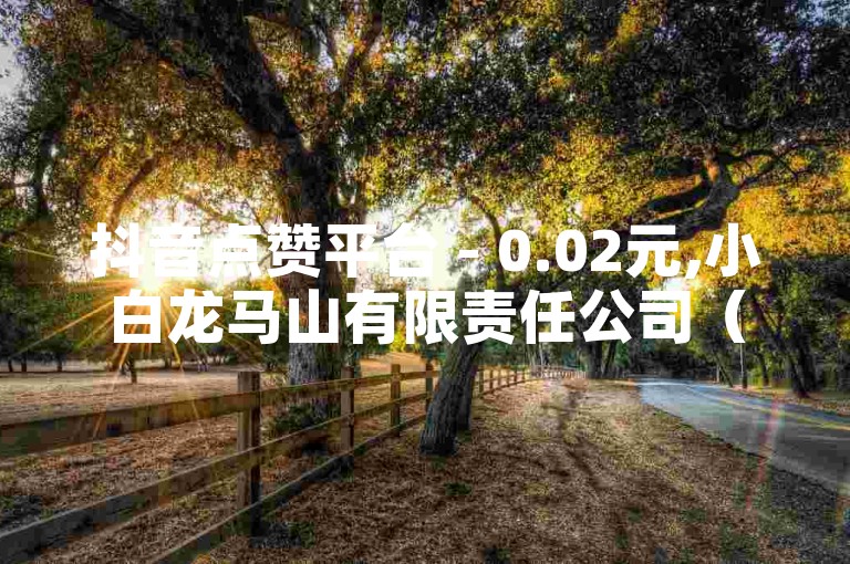 抖音点赞平台 - 0.02元,小白龙马山有限责任公司（抖音点赞平台低价服务，小白龙马山有限责任公司）