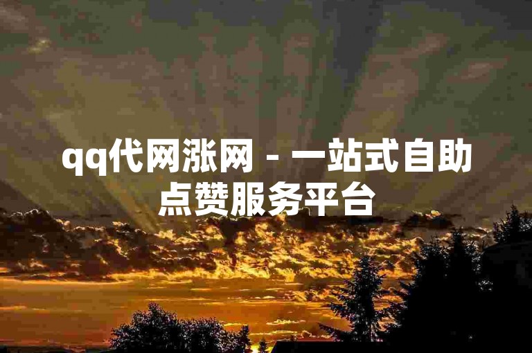 qq代网涨网 - 一站式自助点赞服务平台