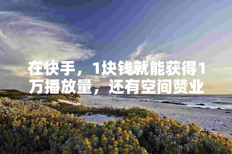 在快手，1块钱就能获得1万播放量，还有空间赞业务24小时在线服务，以及快手播放量自助下载平台和500免费浏览量领取活动。