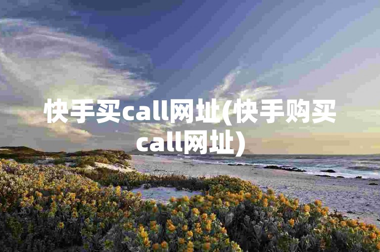 快手买call网址(快手购买call网址)