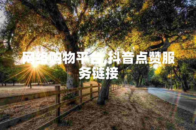 网络购物平台,抖音点赞服务链接