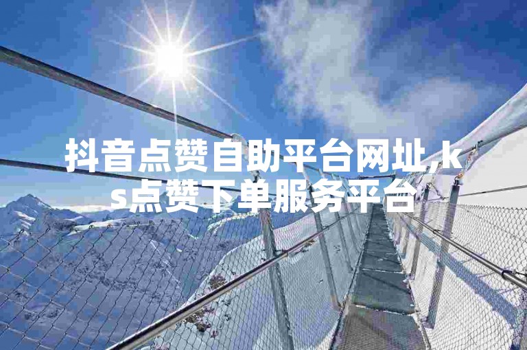 抖音点赞自助平台网址,ks点赞下单服务平台