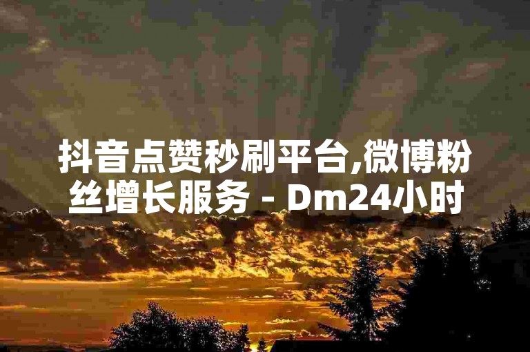 抖音点赞秒刷平台,微博粉丝增长服务 - Dm24小时自助下单网站 - 流量助推器商城独家优惠