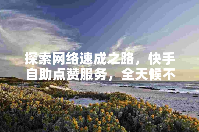 探索网络速成之路，快手自助点赞服务，全天候不间断提供超值体验。